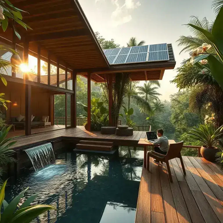 The Luminous Thread: How Sustainable Smart Homes and Tropical Workations Are Weaving the Future of Mindful Living