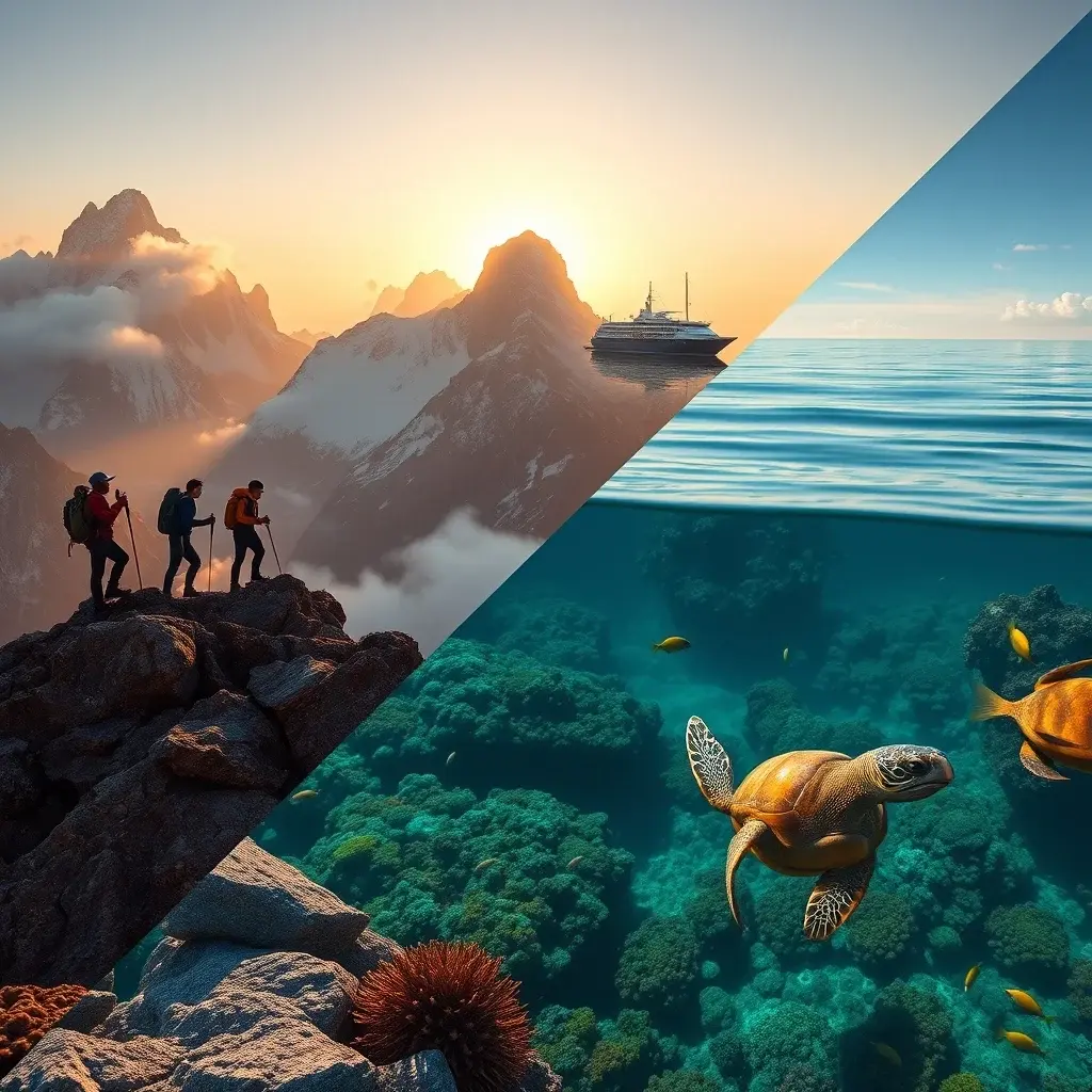 The Hidden Trails: Where Mountain Trekking and Marine Conservation Collide in a Symphony of Discovery