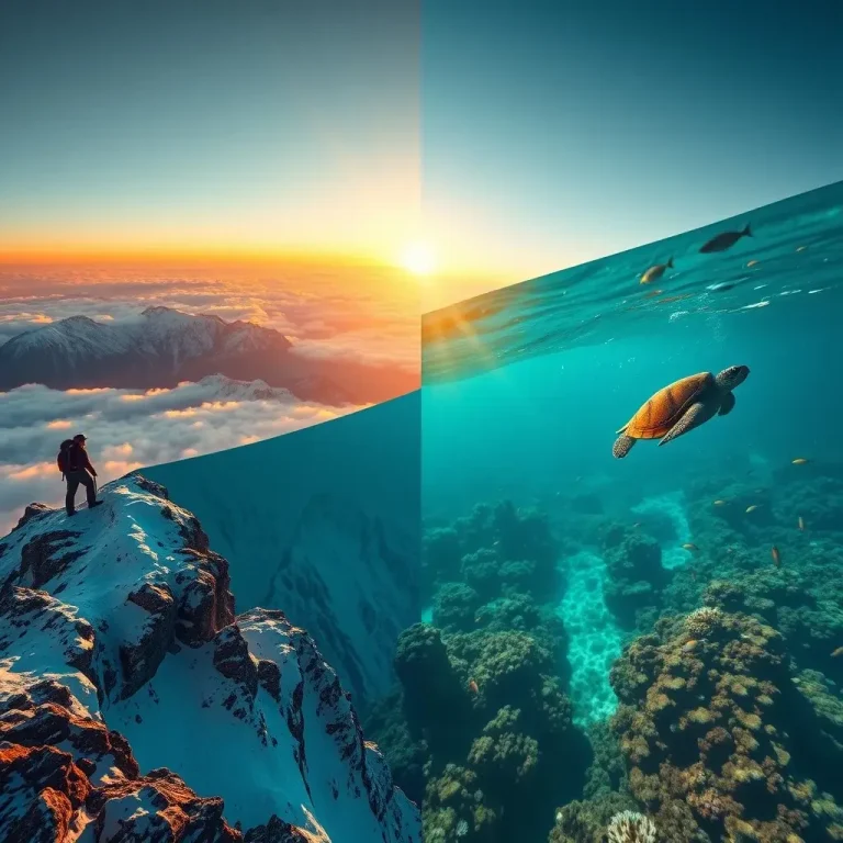 The Pulse of the Wild: Where High-Altitude Hiking and Coral Reef Snorkeling Reveal Earth’s Untamed Heart