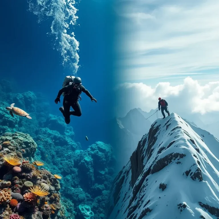 The Breath of the Abyss: Where Deep Sea Diving and Alpine Climbing Collide in Earth’s Most Extreme Sanctuaries