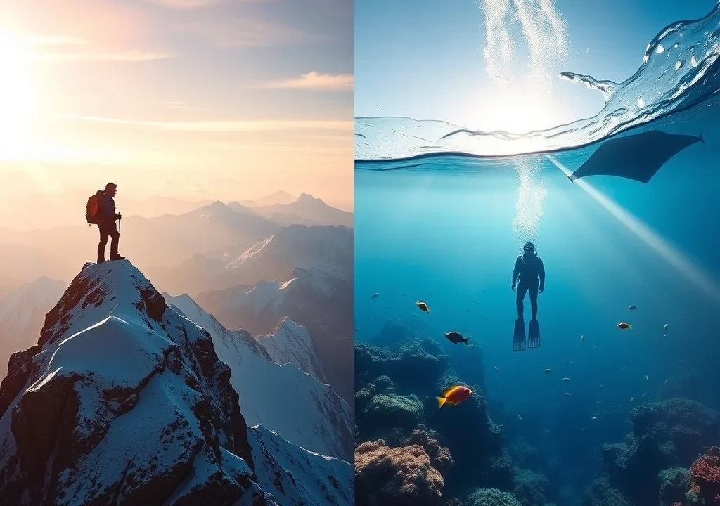 The Last Breath of the Wild: Where Alpine Peaks and Ocean Depths Reveal Earth’s Fragile Majesty