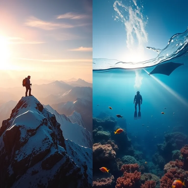 The Last Breath of the Wild: Where Alpine Peaks and Ocean Depths Reveal Earth’s Fragile Majesty