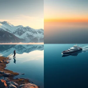 The Liquid Sky: Where High-Altitude Lakes and Ocean Cruising Reveal Earth’s Mirrored Soul